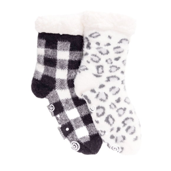 NWT MUK LUKS Womens 2 Pair Pack Cabin Socks - Picture 2 of 3